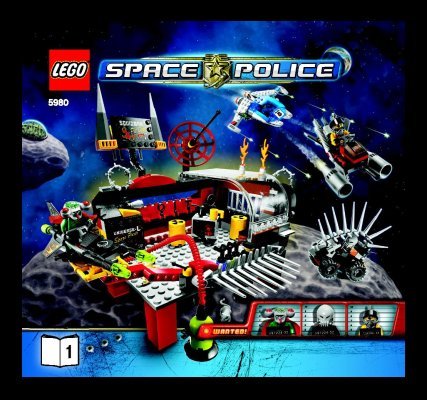 Notice / Instructions de Montage - LEGO - 5980 - Squidman's Pitstop: Page 1