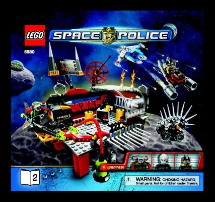 Notice / Instructions de Montage - LEGO - 5980 - Squidman's Pitstop: Page 1