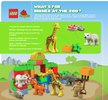 Notice / Instructions de Montage - LEGO - DUPLO - 6136 - Mon premier zoo: Page 6