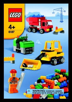 Notice / Instructions de Montage - LEGO - 6187 - LEGO® Road Construction Set: Page 1