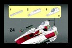 Notice / Instructions de Montage - LEGO - 6207 - A-wing fighter™: Page 28