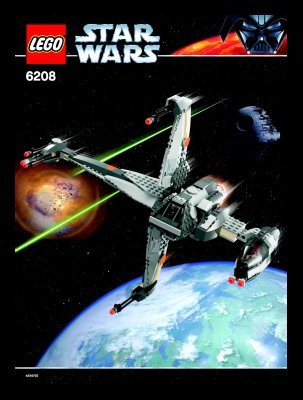 Notice / Instructions de Montage - LEGO - 6208 - B-wing fighter™: Page 1