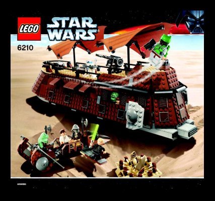 Notice / Instructions de Montage - LEGO - 6210 - Jabba's Sail Barge™: Page 1