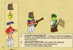 Notice / Instructions de Montage - LEGO - 6239 - Cannon Battle: Page 2