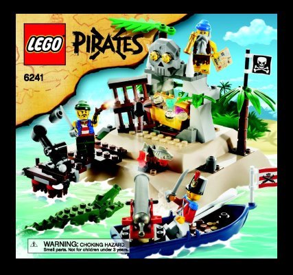 Notice / Instructions de Montage - LEGO - 6241 - Loot Island: Page 1