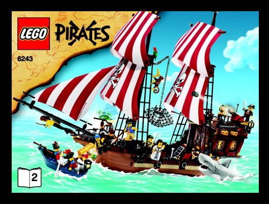 Notice / Instructions de Montage - LEGO - 6243 - Brickbeard's Bounty: Page 1