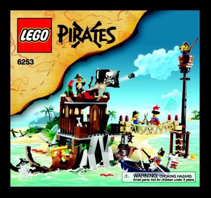 Notice / Instructions de Montage - LEGO - 6253 - Shipwreck Hideout: Page 1