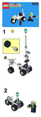 Notice / Instructions de Montage - LEGO - 6324 - Highway Patrol: Page 1