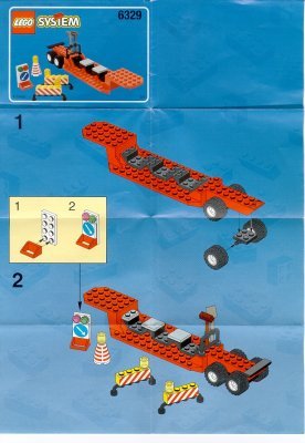 Notice / Instructions de Montage - LEGO - 6329 - Truck Stop: Page 1