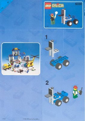 Notice / Instructions de Montage - LEGO - 6330 - Cargo Express Hub: Page 1