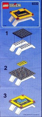 Notice / Instructions de Montage - LEGO - 6332 - Police Headquarters: Page 1