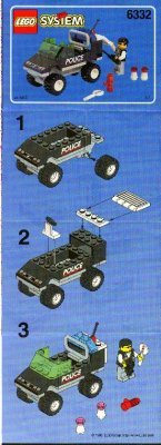 Notice / Instructions de Montage - LEGO - 6332 - Police Headquarters: Page 1