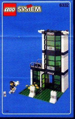 Notice / Instructions de Montage - LEGO - 6332 - Police Headquarters: Page 1