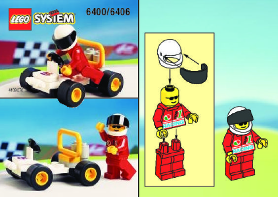 Notice / Instructions de Montage - LEGO - 6400 - GO-KART: Page 1