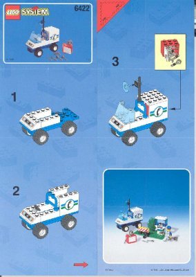 Notice / Instructions de Montage - LEGO - 6422 - Telecom Repair: Page 1