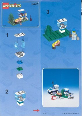 Notice / Instructions de Montage - LEGO - 6422 - Telecom Repair: Page 1