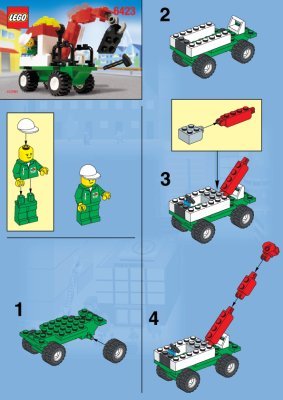 Notice / Instructions de Montage - LEGO - 6423 - Tow-away Truck: Page 1