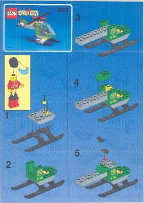 Notice / Instructions de Montage - LEGO - 6425 - Helicopter: Page 1