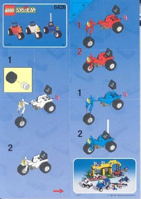 Notice / Instructions de Montage - LEGO - 6426 - The Pit Stop: Page 1