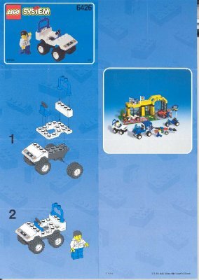 Notice / Instructions de Montage - LEGO - 6426 - The Pit Stop: Page 1