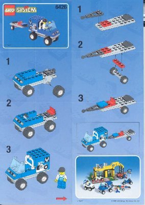 Notice / Instructions de Montage - LEGO - 6426 - The Pit Stop: Page 1