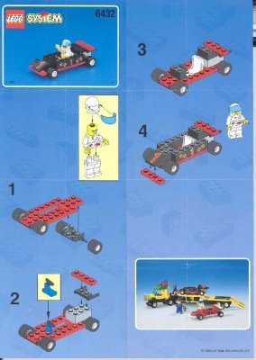 Notice / Instructions de Montage - LEGO - 6432 - Formula 1 Transporter: Page 1