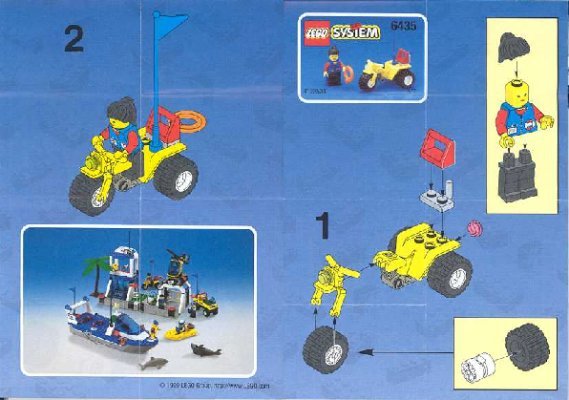 Notice / Instructions de Montage - LEGO - 6435 - COAST GUARD: Page 1