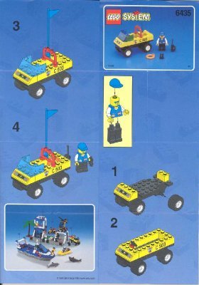 Notice / Instructions de Montage - LEGO - 6435 - COAST GUARD: Page 1