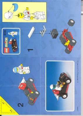 Notice / Instructions de Montage - LEGO - 6436 - Go-kart: Page 1