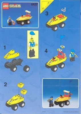 Notice / Instructions de Montage - LEGO - 6437 - Coastguard 4WD: Page 1