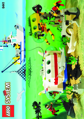 Notice / Instructions de Montage - LEGO - 6441 - UNDERWATER STATION: Page 1