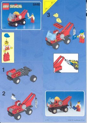 Notice / Instructions de Montage - LEGO - 6446 - TOW TRUCK: Page 1