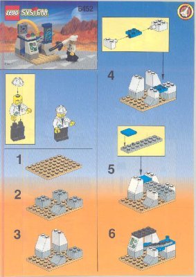 Notice / Instructions de Montage - LEGO - 6452 - TEST ROCKET: Page 1