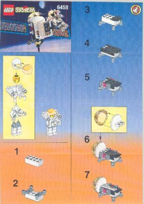 Notice / Instructions de Montage - LEGO - 6458 - Space Port Sat 4: Page 1