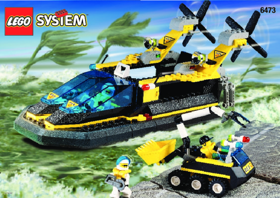 Notice / Instructions de Montage - LEGO - 6473 - Res-Q Hovercraft: Page 1