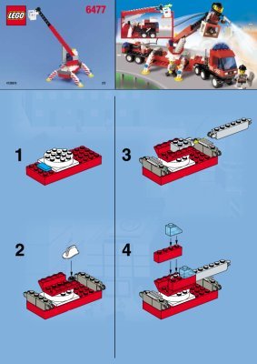 Notice / Instructions de Montage - LEGO - 6477 - Superpower Fire Engine: Page 1