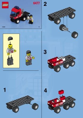 Notice / Instructions de Montage - LEGO - 6477 - Superpower Fire Engine: Page 1