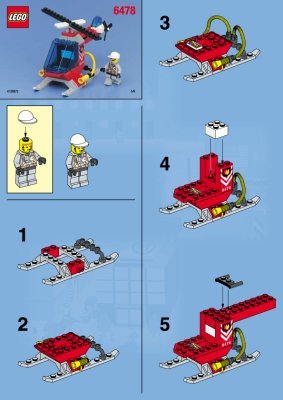 Notice / Instructions de Montage - LEGO - 6478 - Fire Station: Page 1