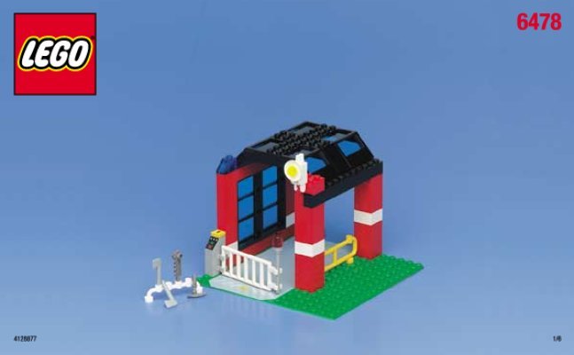 Notice / Instructions de Montage - LEGO - 6478 - Fire Station: Page 1