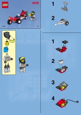 Notice / Instructions de Montage - LEGO - 6478 - Fire Station: Page 1