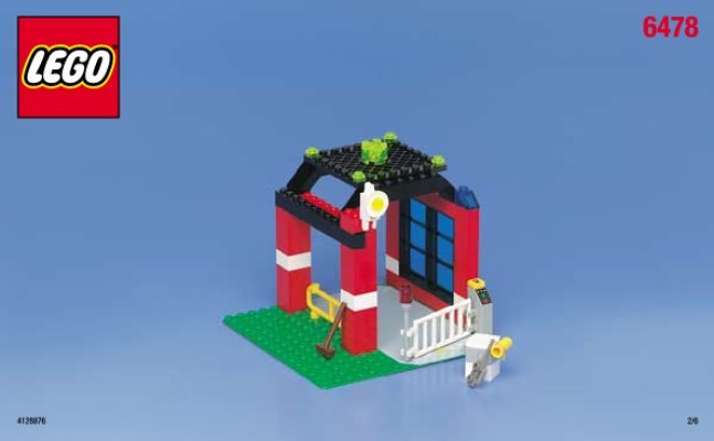 Notice / Instructions de Montage - LEGO - 6478 - Fire Station: Page 1