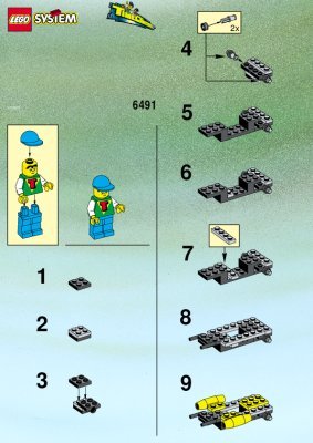 Notice / Instructions de Montage - LEGO - 6491 - Time Cruisers: Page 1