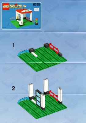 Notice / Instructions de Montage - LEGO - 6548 - GAS STATION/WORKSHOP: Page 1