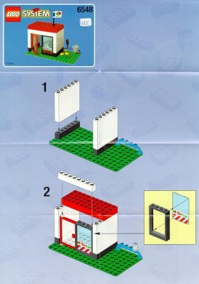 Notice / Instructions de Montage - LEGO - 6548 - GAS STATION/WORKSHOP: Page 1