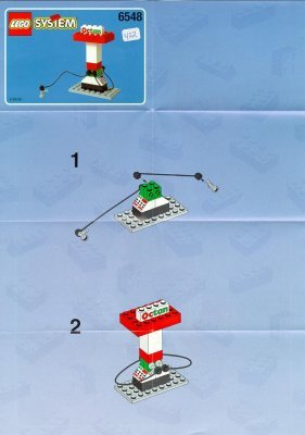 Notice / Instructions de Montage - LEGO - 6548 - GAS STATION/WORKSHOP: Page 1