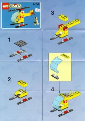 Notice / Instructions de Montage - LEGO - 6554 - FIRE STATION: Page 1