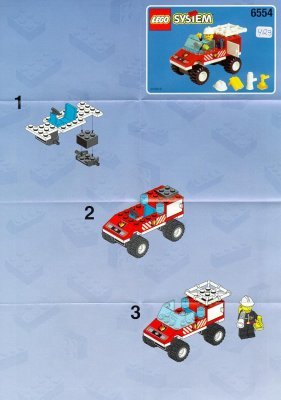 Notice / Instructions de Montage - LEGO - 6554 - FIRE STATION: Page 1