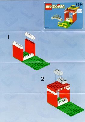 Notice / Instructions de Montage - LEGO - 6554 - FIRE STATION: Page 1