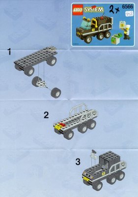 Notice / Instructions de Montage - LEGO - 6566 - MONEY TRANSPORT: Page 1