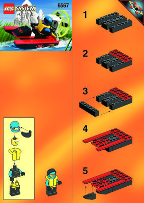 Notice / Instructions de Montage - LEGO - 6567 - SWAMP RACER: Page 1